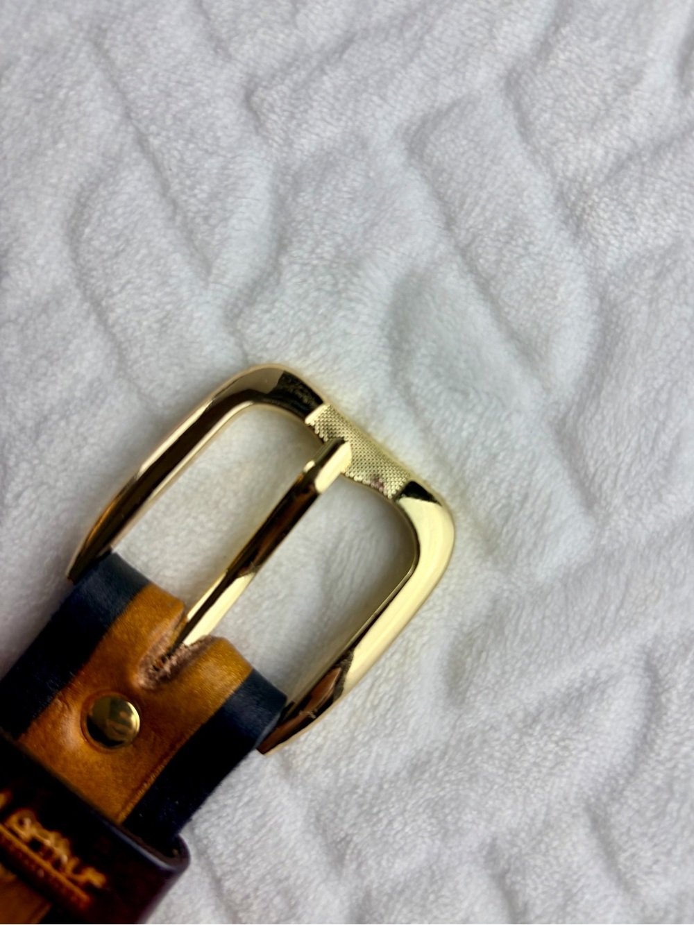 Handmade Ted Arthur Wearable Art Leather Belt Custom Gradient Rainbow Men’s XXL - Picture 11 of 11